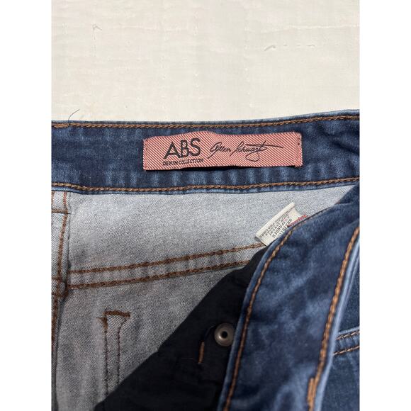 ABS Allen Schwartz Jeans Womens 28 Blue Skinny Stretch Dark Wash Denim - Picture 5 of 13